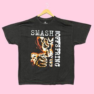 The Offspring Smash Album Skeleton Punk Rock Band Tee XL